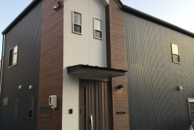 名古屋市中川区のリフォーム、外壁完成