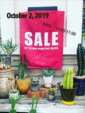 APOA四日市店限定SALE開催、2019年10月2日～10月6日まで、最大20％OFF