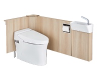 LIXIL INAX SATIS リトイレ　タンクレストイレ 手洗器付　リフォーム　リノベーション　APOA サティス　